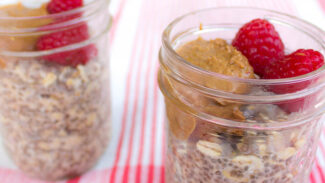 Maple and Almond Chia Overnight Oats 