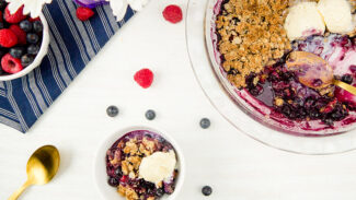 Summer Mixed Berry Crisp (video)