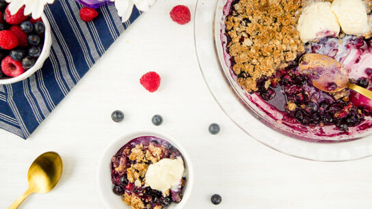 Summer Mixed Berry Crisp (video) 